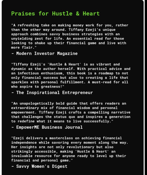 Hustle & Heart by Tiffany Ezeji